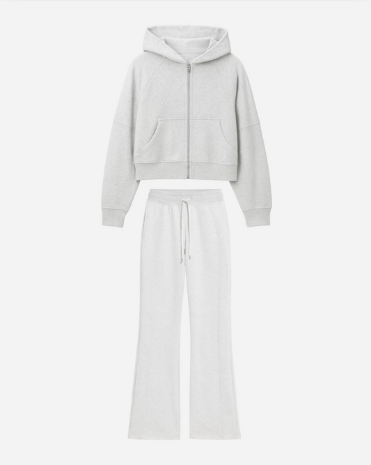 Light Gray Sweatsuit Set